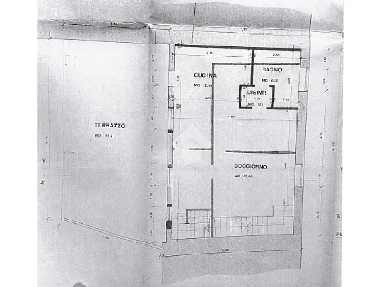 Palazzina commerciale in Via IV Novembre 24, Urago D'Oglio, {3} - Planimetria 1