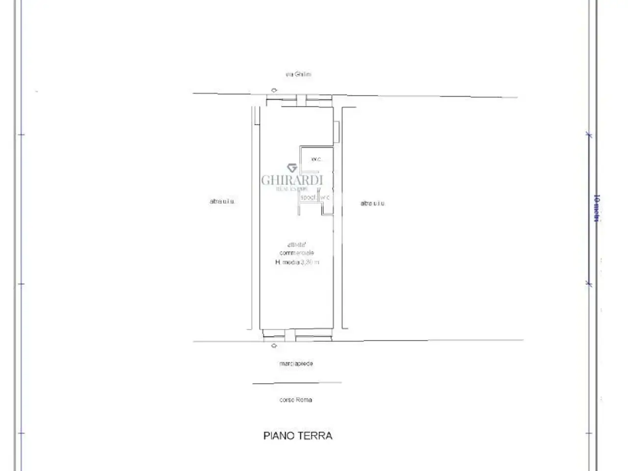 Bar in Corso Roma, Loano, {3} - Planimetria 1