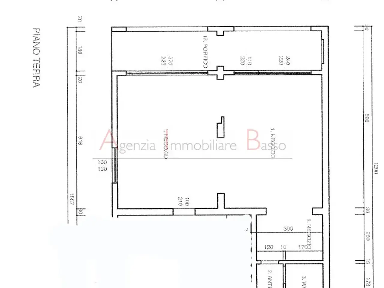 Negozio in Via Valsugana, San Giorgio In Bosco, {3} - Planimetria 1
