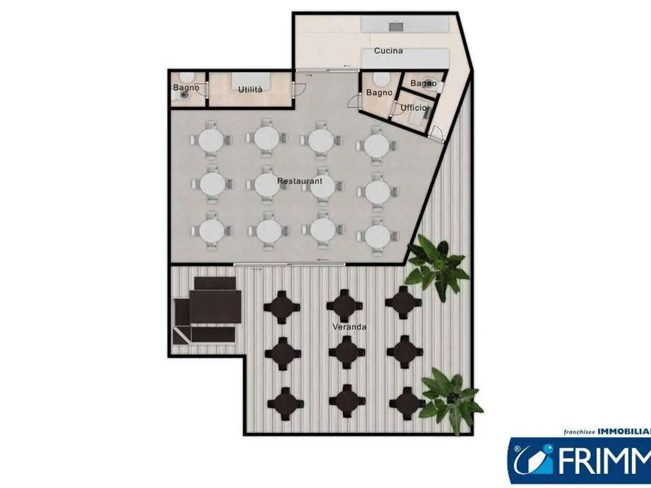 Negozio in Via Libertà 199, Golfo Aranci, {3} - Planimetria 1