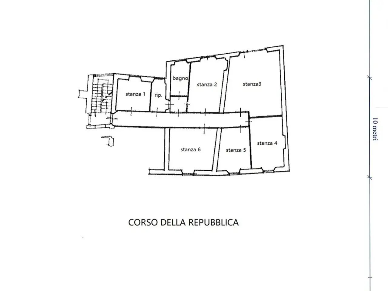Ufficio in Corso della Repubblica  12, Velletri, {3} - Planimetria 1