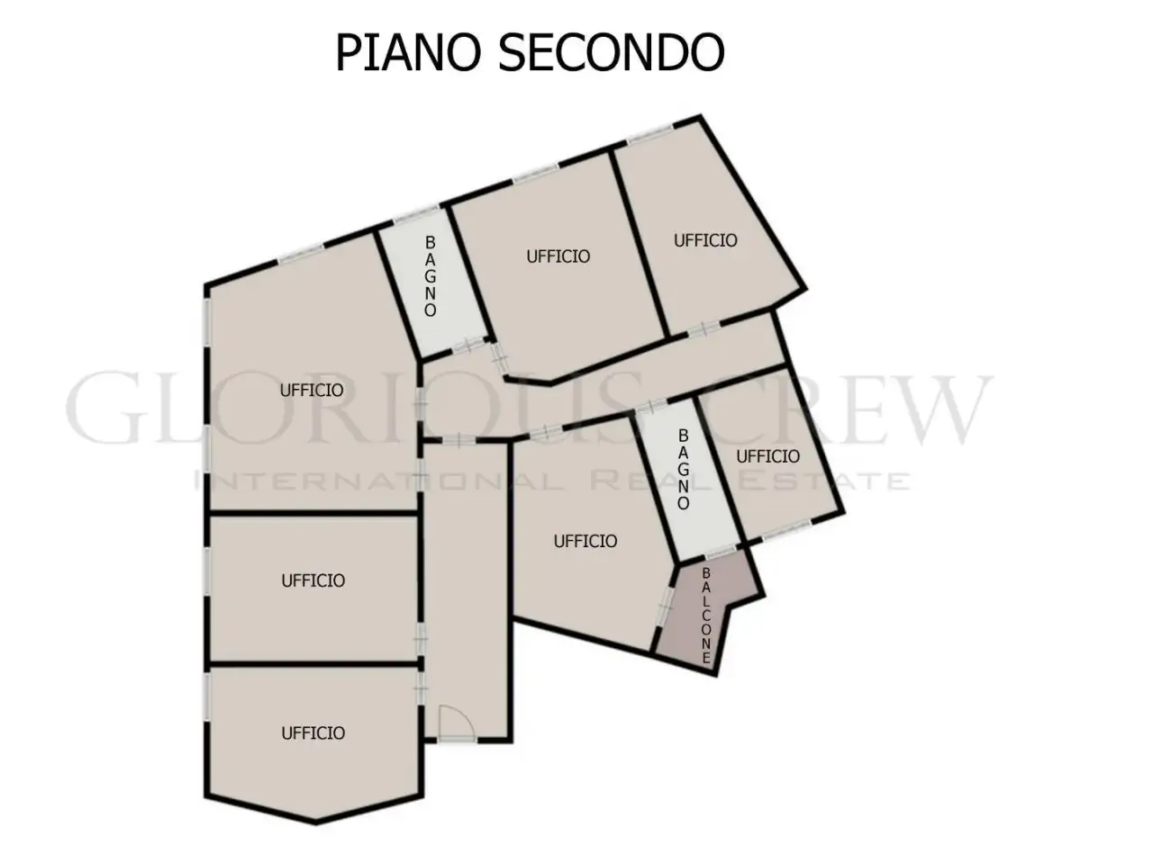 Ufficio in Via Uberto Visconti di Modrone 8, Milano, {3} - Planimetria 1
