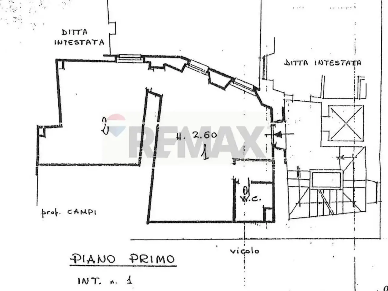 Ufficio in Via Umberto I 7, Foligno, {3} - Planimetria 1