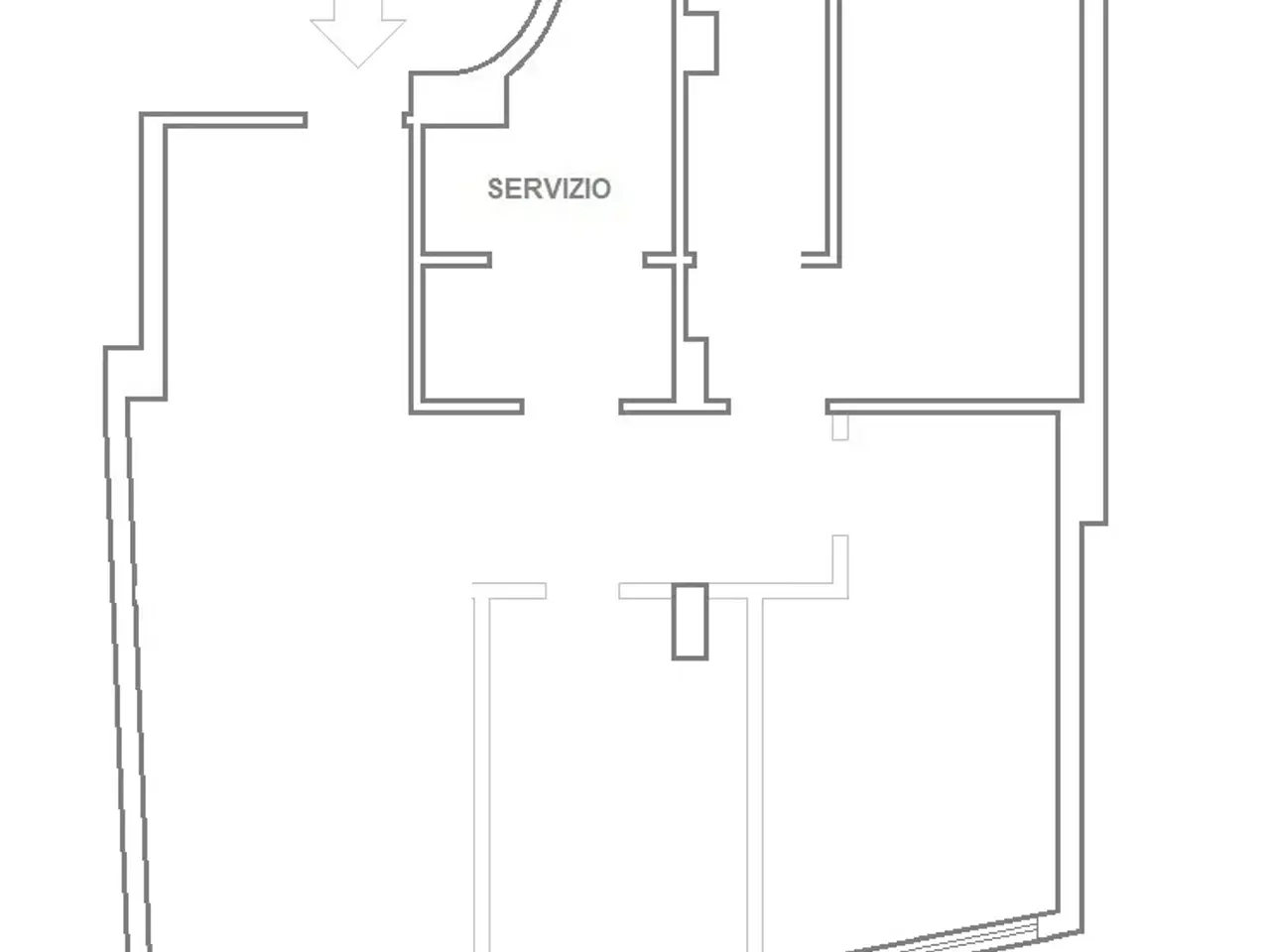 Ufficio in Corso di Porta Romana 117, Milano, {3} - Planimetria 1