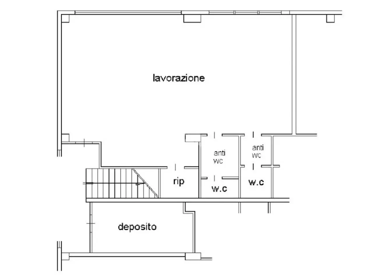 Capannone in Via delle Viti 1, Albano Laziale, {3} - Planimetria 1