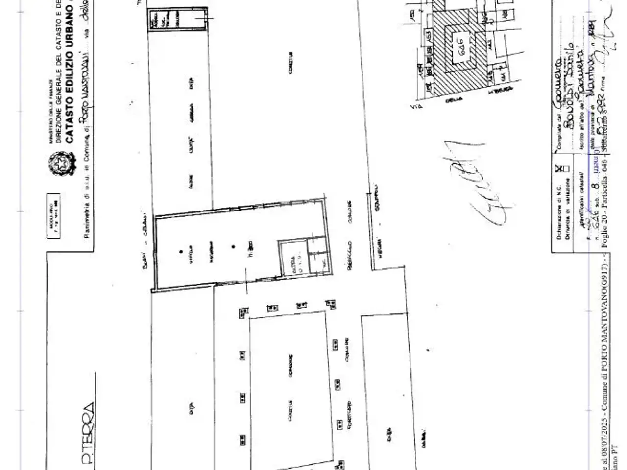 Negozio in Via della Libertà, Porto Mantovano, {3} - Planimetria 1