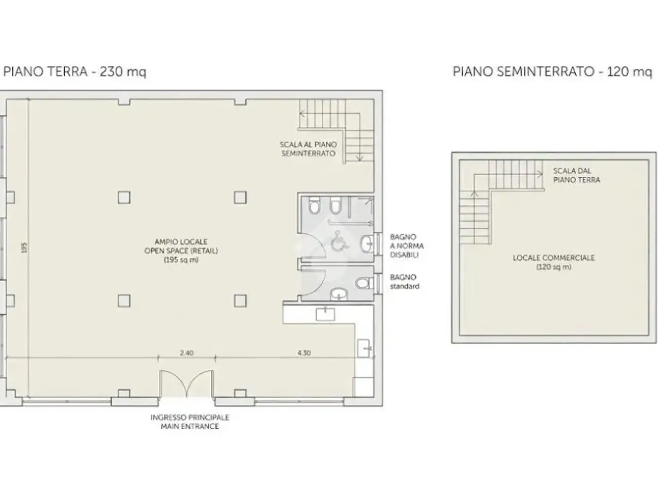 Ufficio in Piazza Vittorio Emanuele 53, Orzinuovi, {3} - Planimetria 1