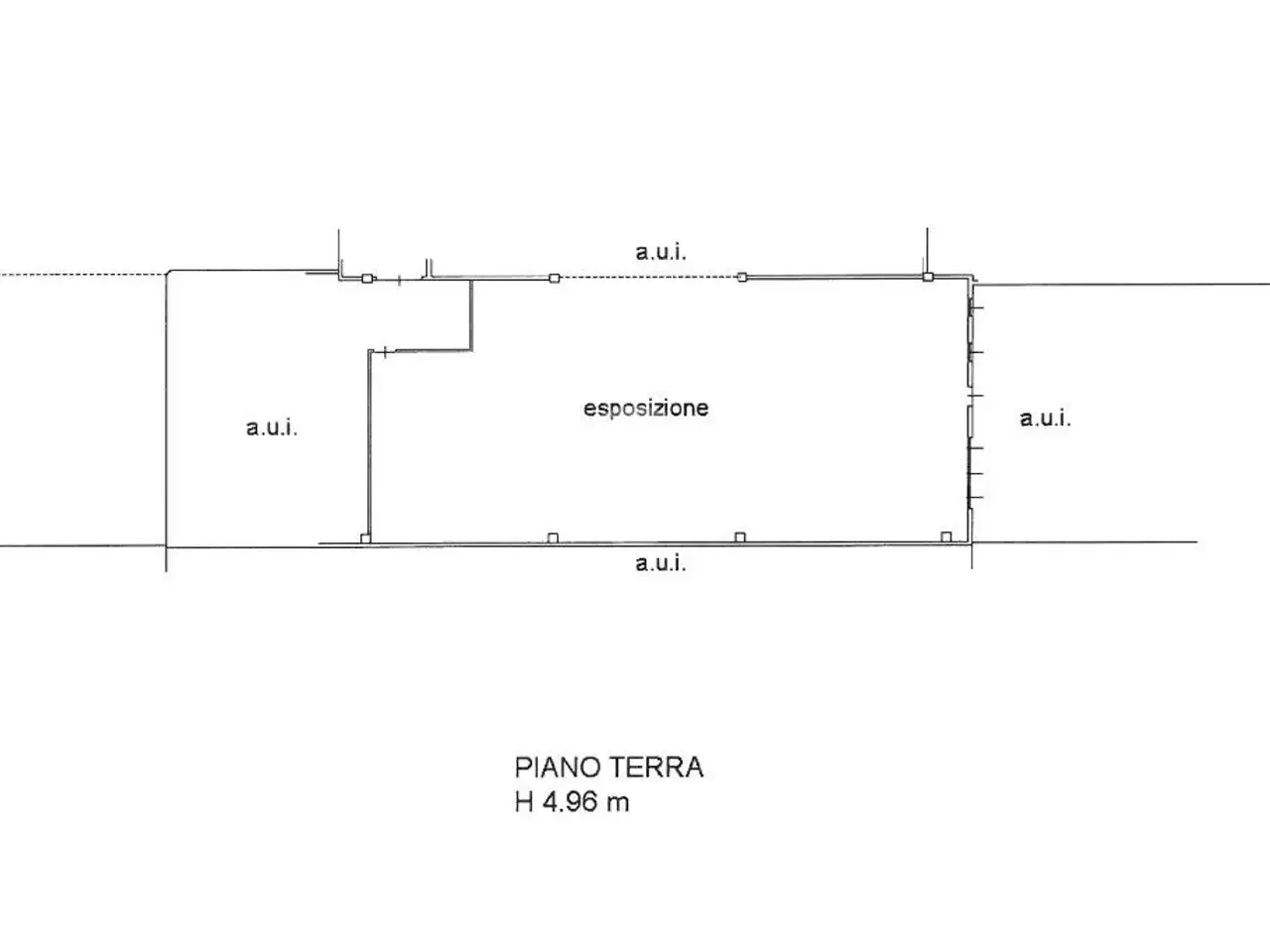 Negozio in Via Don Bergomi 44, Castel Mella, {3} - Planimetria 1