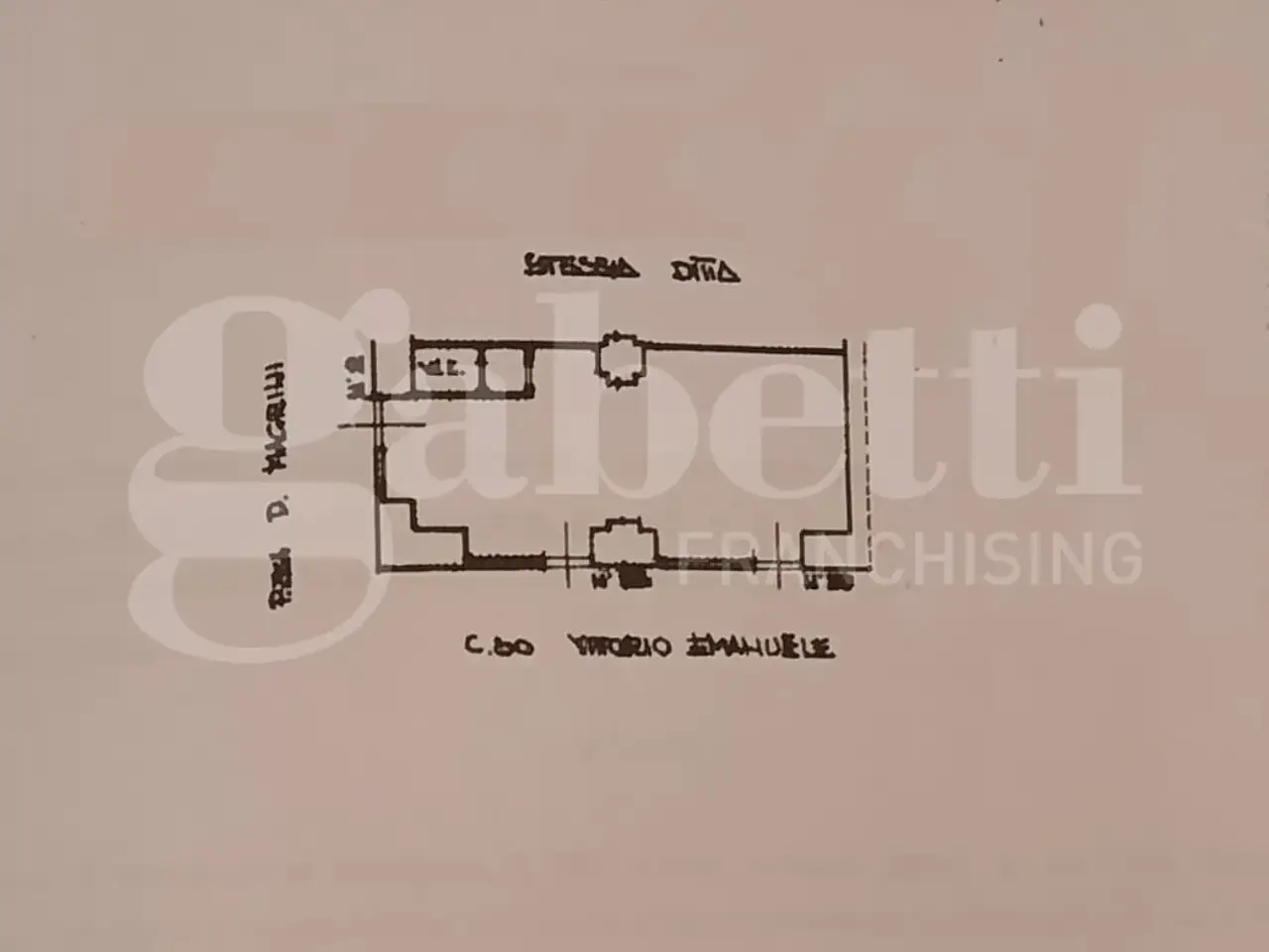 Negozio in Corso Vittorio Emanuele , Bari, {3} - Planimetria 1