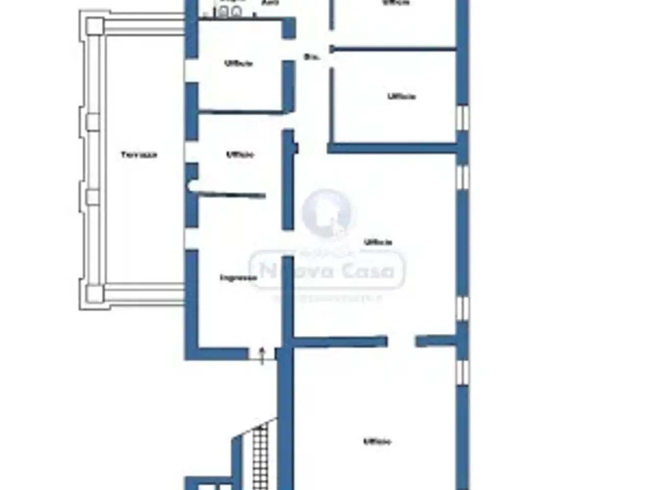 Ufficio in Via San Vitale 5, Ravenna, {3} - Planimetria 1