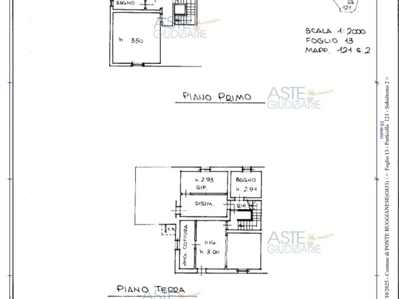 Garage in Via Gremignaio, 8, 51019 Ponte Buggianese Pt, Italia 8, Ponte Buggianese, {3} - Planimetria 1