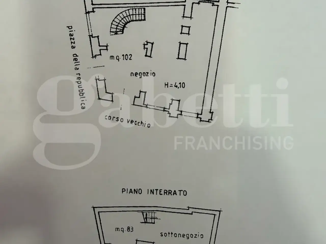 Negozio in Piazza della Repubblica 30, Terni, {3} - Planimetria 1
