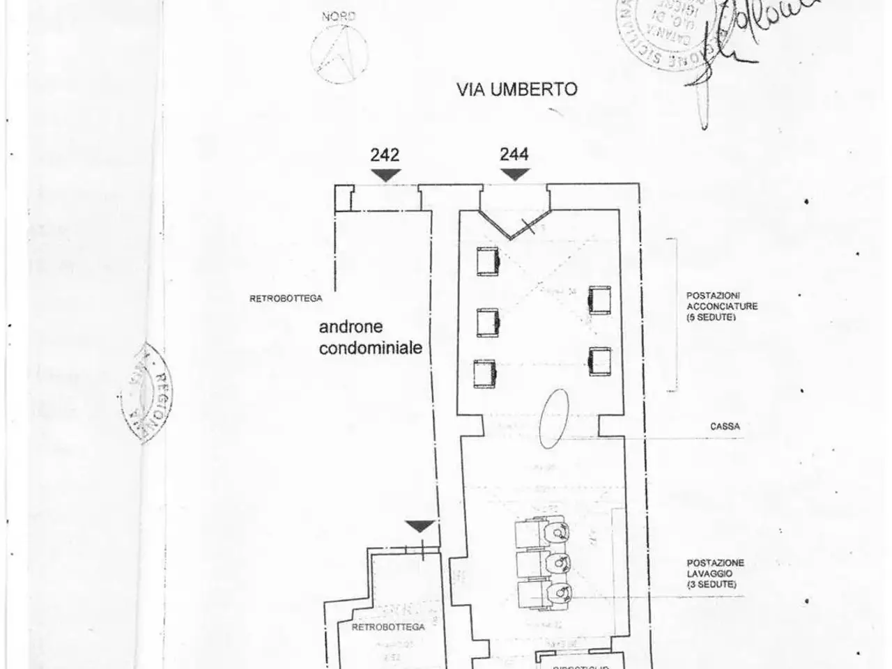 Negozio in Via Umberto, Catania, {3} - Planimetria 1