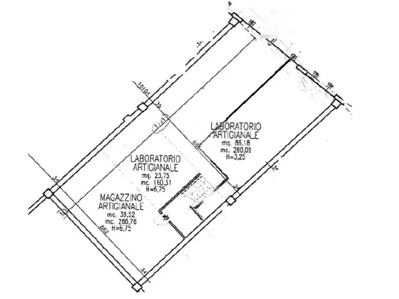 Capannone in Via Marco Polo 95, Albignasego, {3} - Planimetria 1
