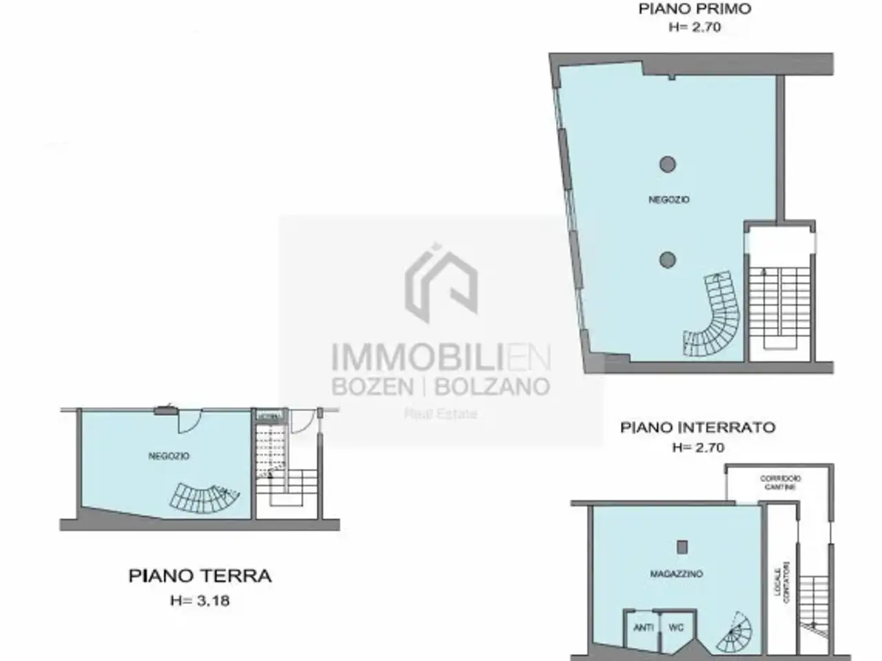 Negozio in Via Museo 19, Bolzano, {3} - Planimetria 1