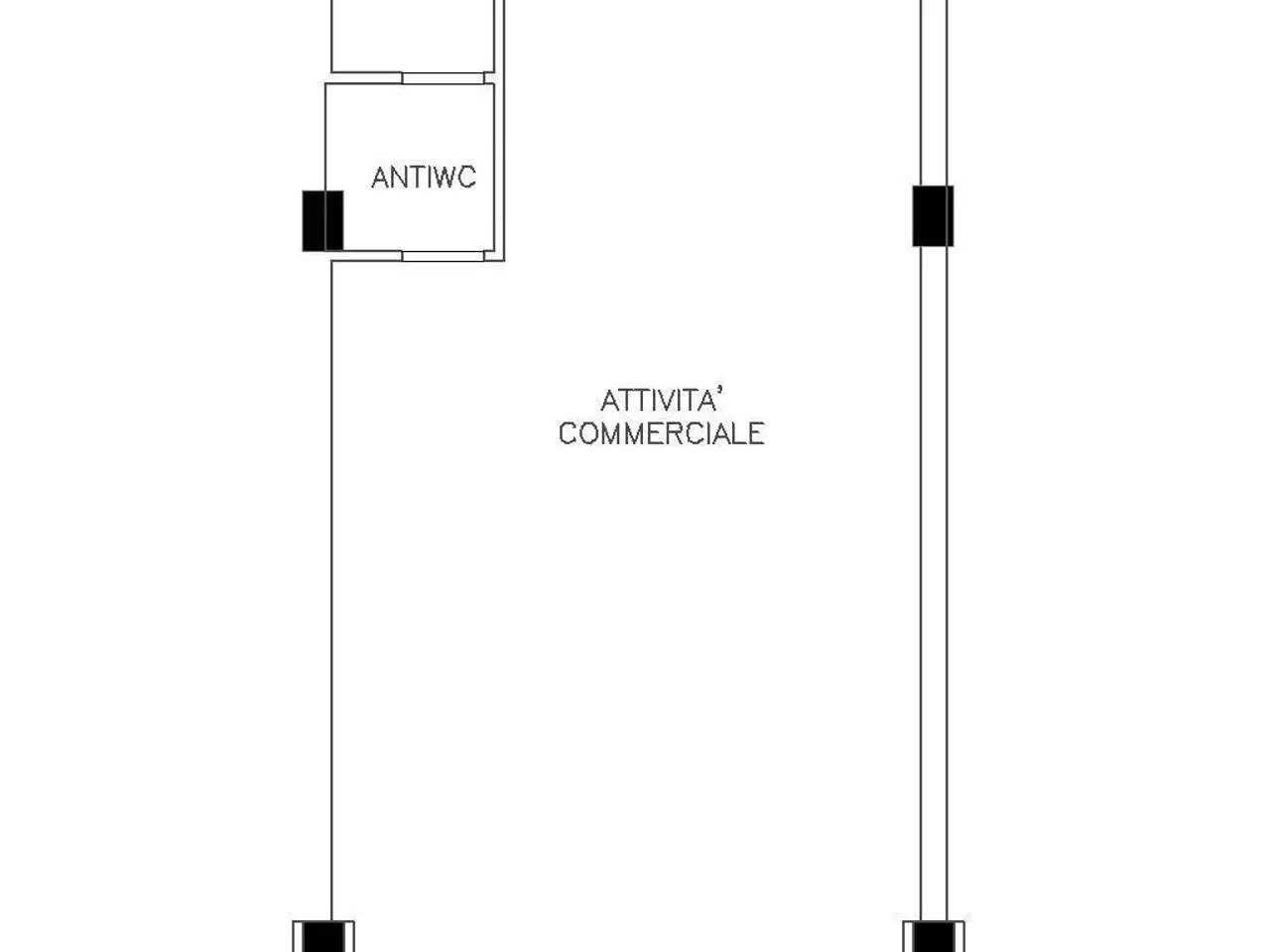 Esercizio commerciale in Via a Pacini 30, Bientina, {3} - Planimetria 1