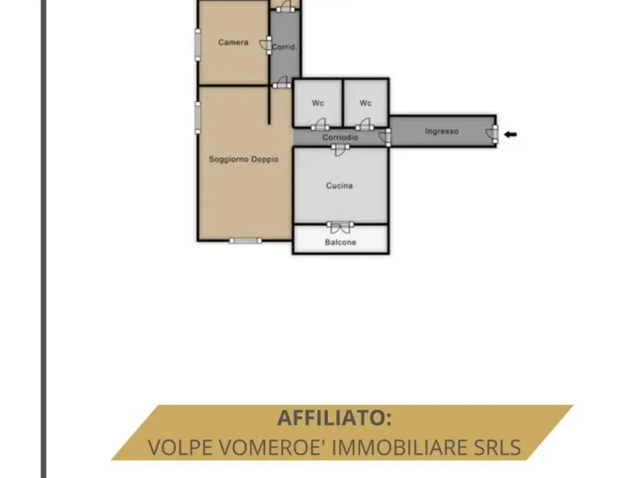 Quadrilocale in Via Luigia Sanfelice 89, Napoli - Planimetria 1