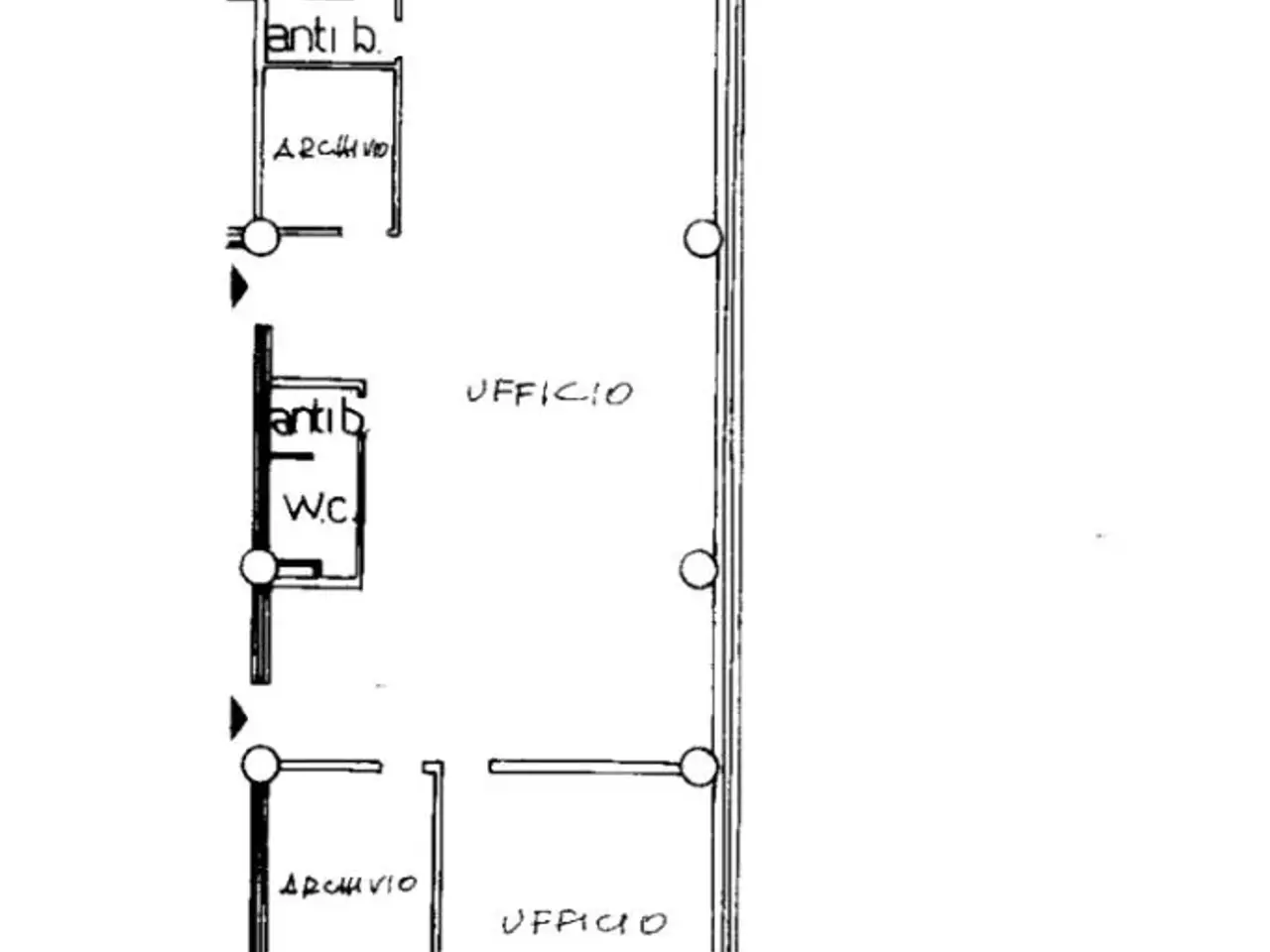 Ufficio in Via Gramsci 184, Reggio Emilia, {3} - Planimetria 1
