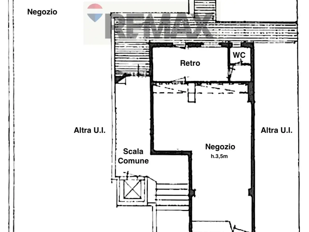 Negozio in Via Leonardo da Vinci 22, Cernusco Sul Naviglio, {3} - Planimetria 1