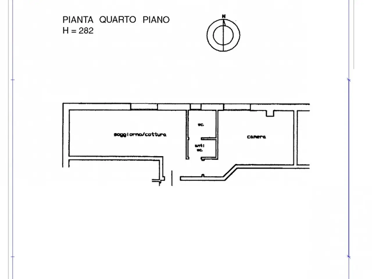 Bilocale in vendita, Via Ananian 2, Trieste - Planimetria 1