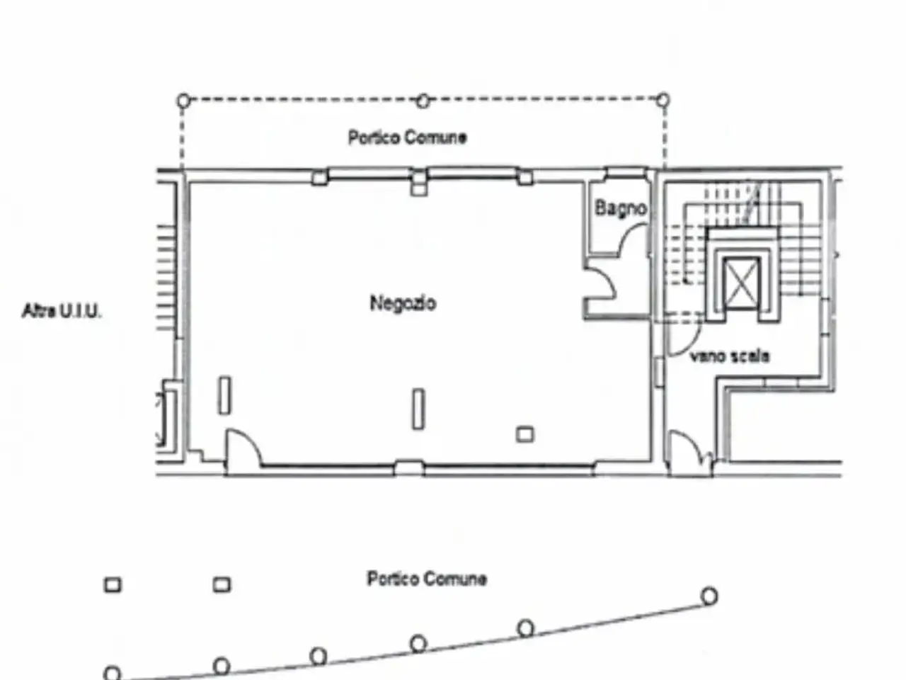 Negozio in Via della Torretta, Banchette, {3} - Planimetria 1