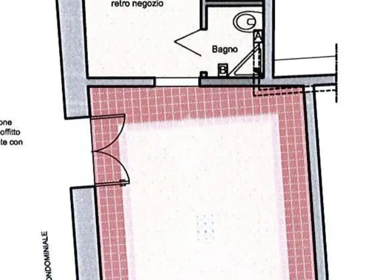 Negozio in Via San Felice 20, Bologna, {3} - Planimetria 1