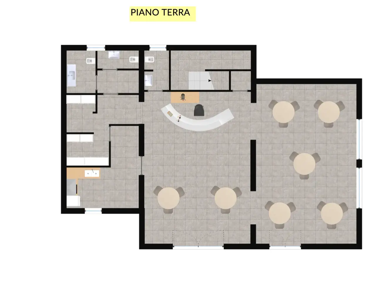 Negozio in Viale Francesco d'Agostino 131, Imola, {3} - Planimetria 1