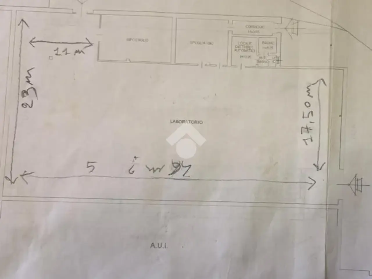 Capannone in Via Galeazzo Viganò 12, Triuggio, {3} - Planimetria 1