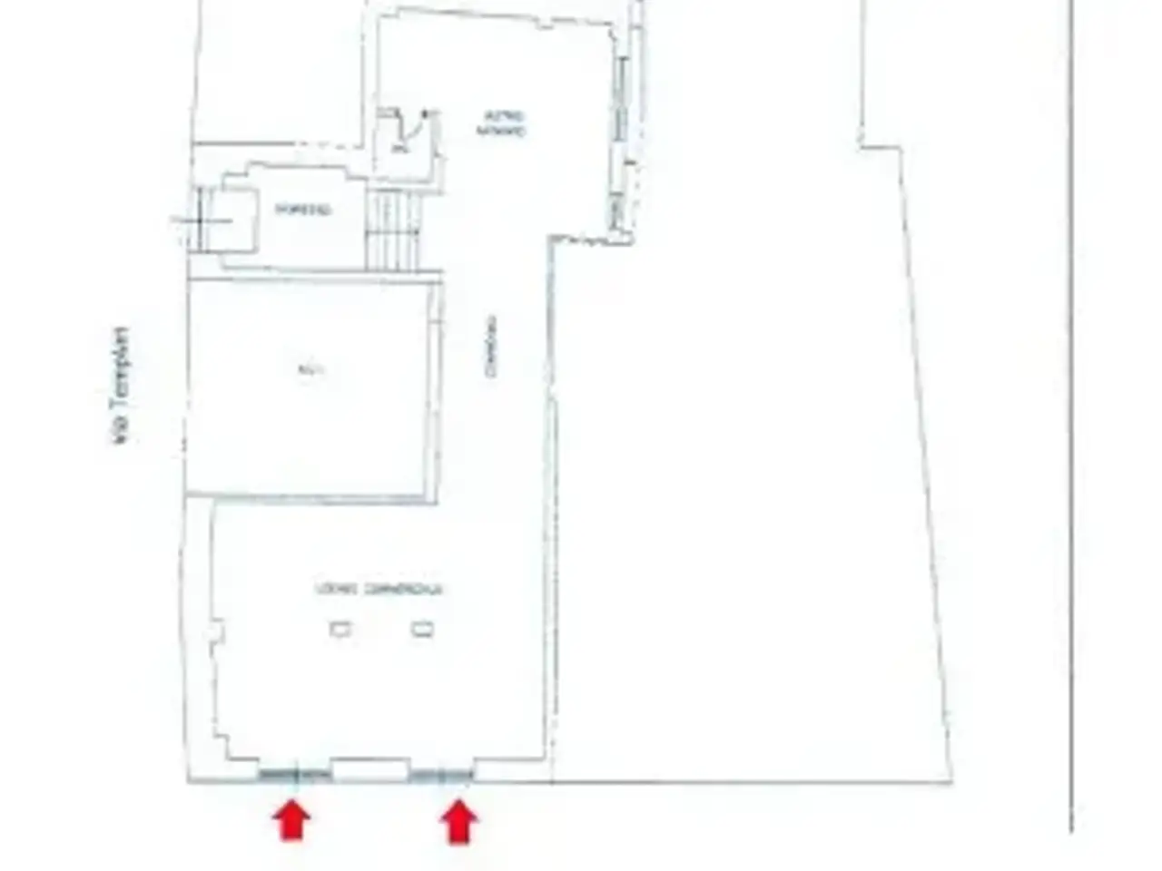 Negozio in Via La Giudea, Trani, {3} - Planimetria 1