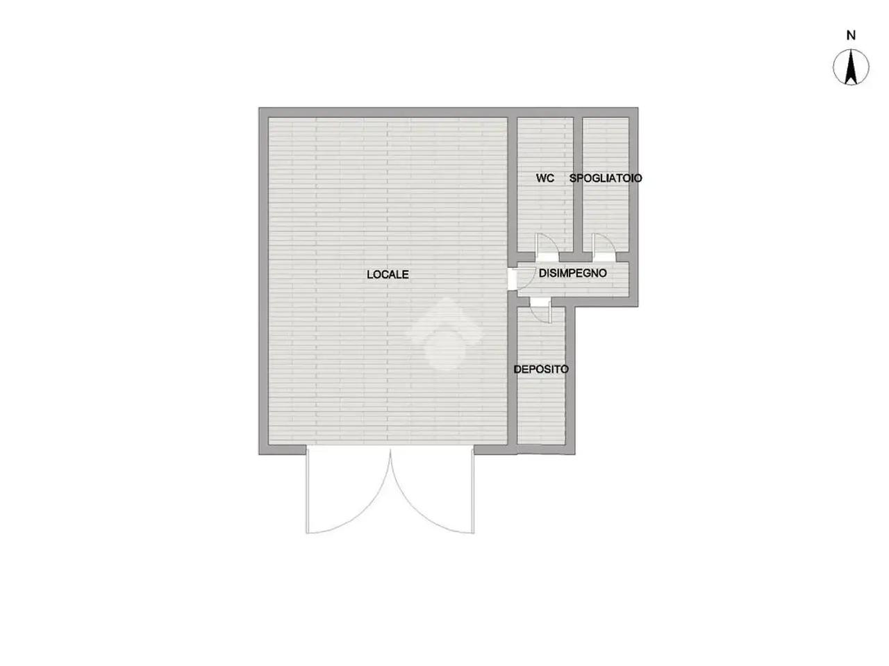 Negozio in Vico Belledonne a Chiaia 29, Napoli, {3} - Planimetria 1