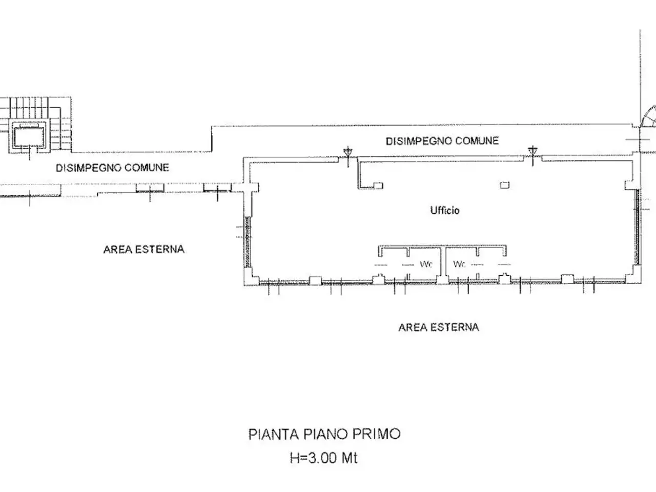 Ufficio in Via Monte Grappa, Osio Sotto, {3} - Planimetria 1