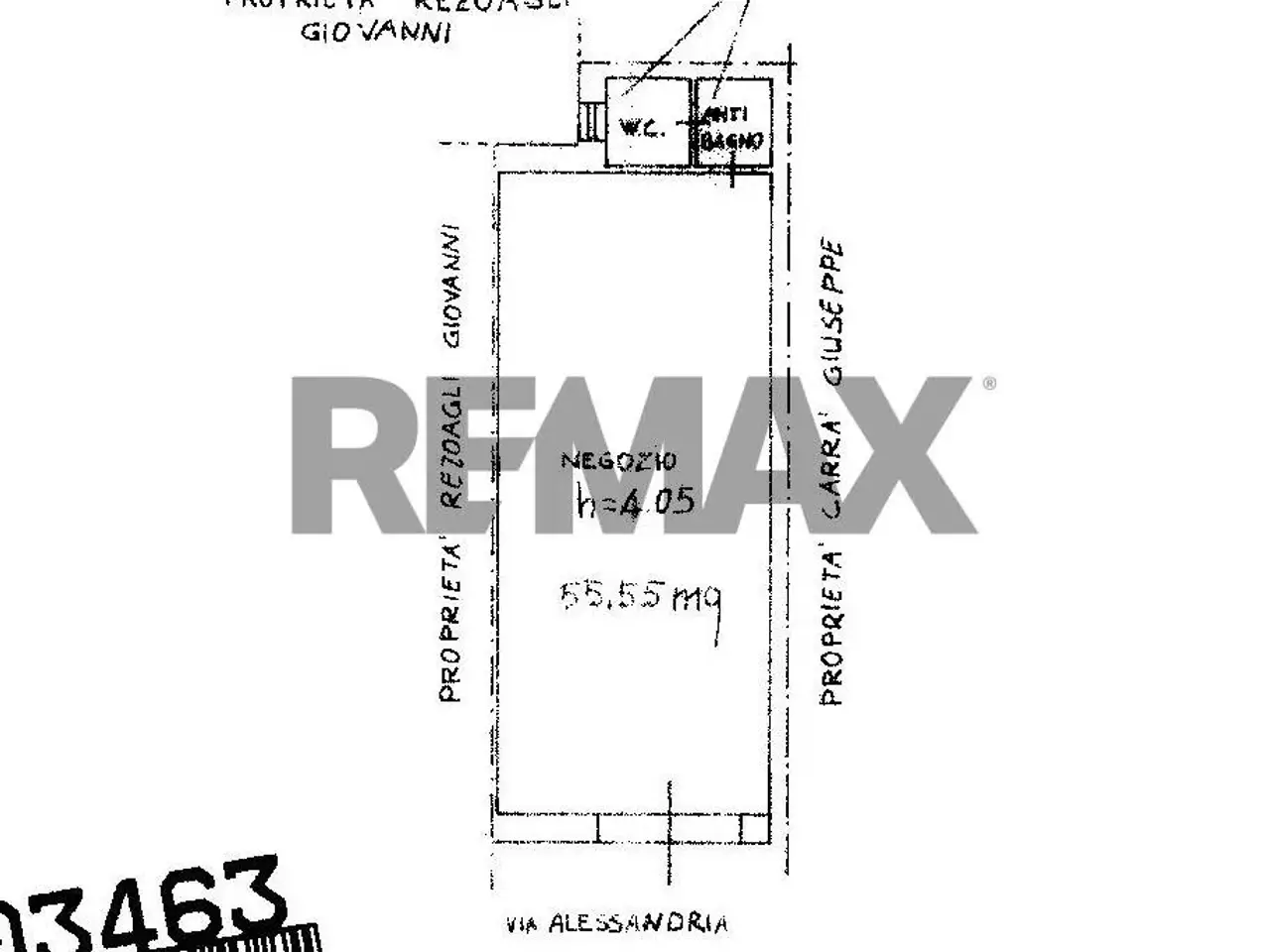Negozio in Via Alessandria 7, Lentini, {3} - Planimetria 1
