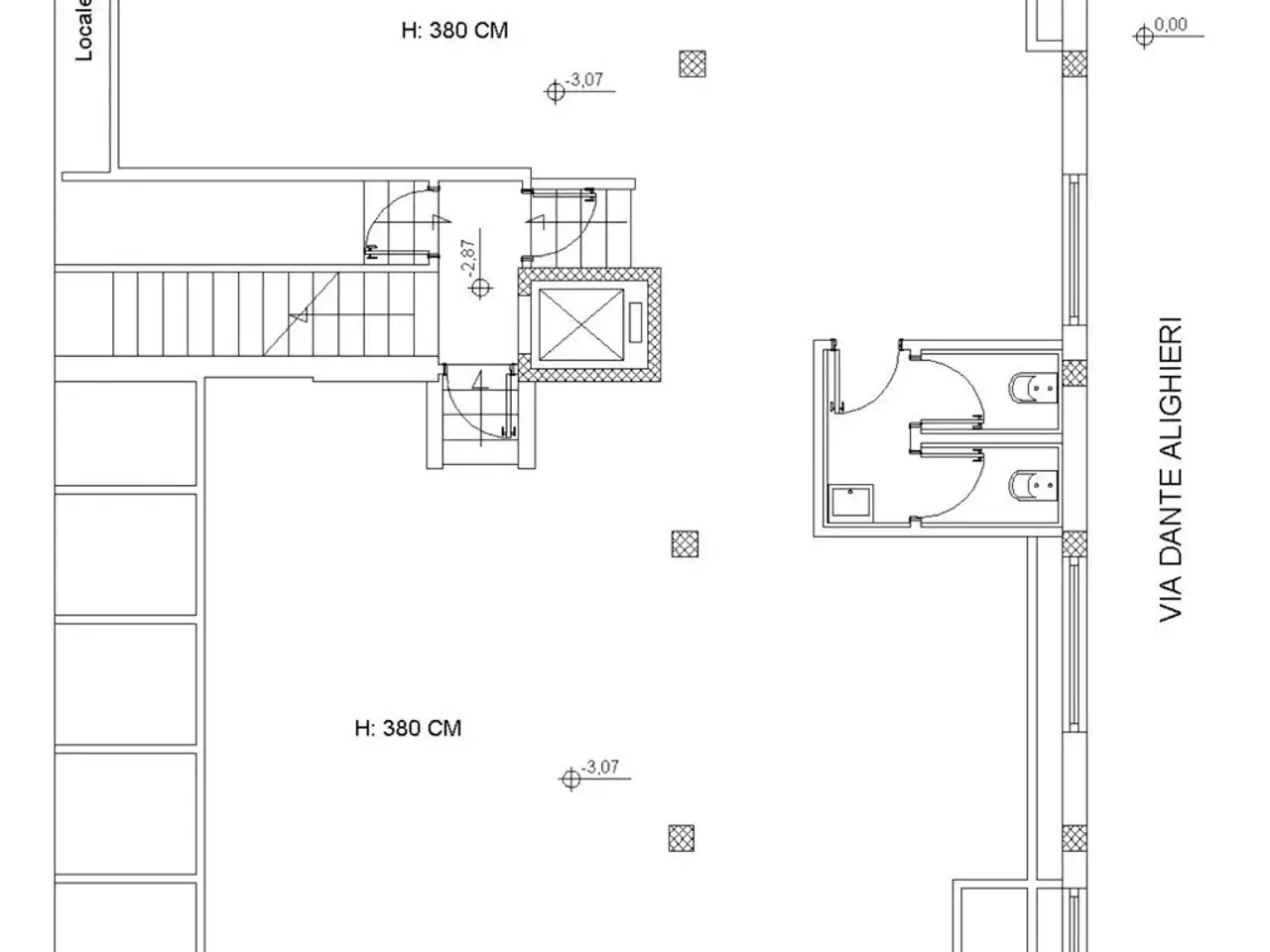 Negozio in Via Dante Alighieri 6, Collegno, {3} - Planimetria 1