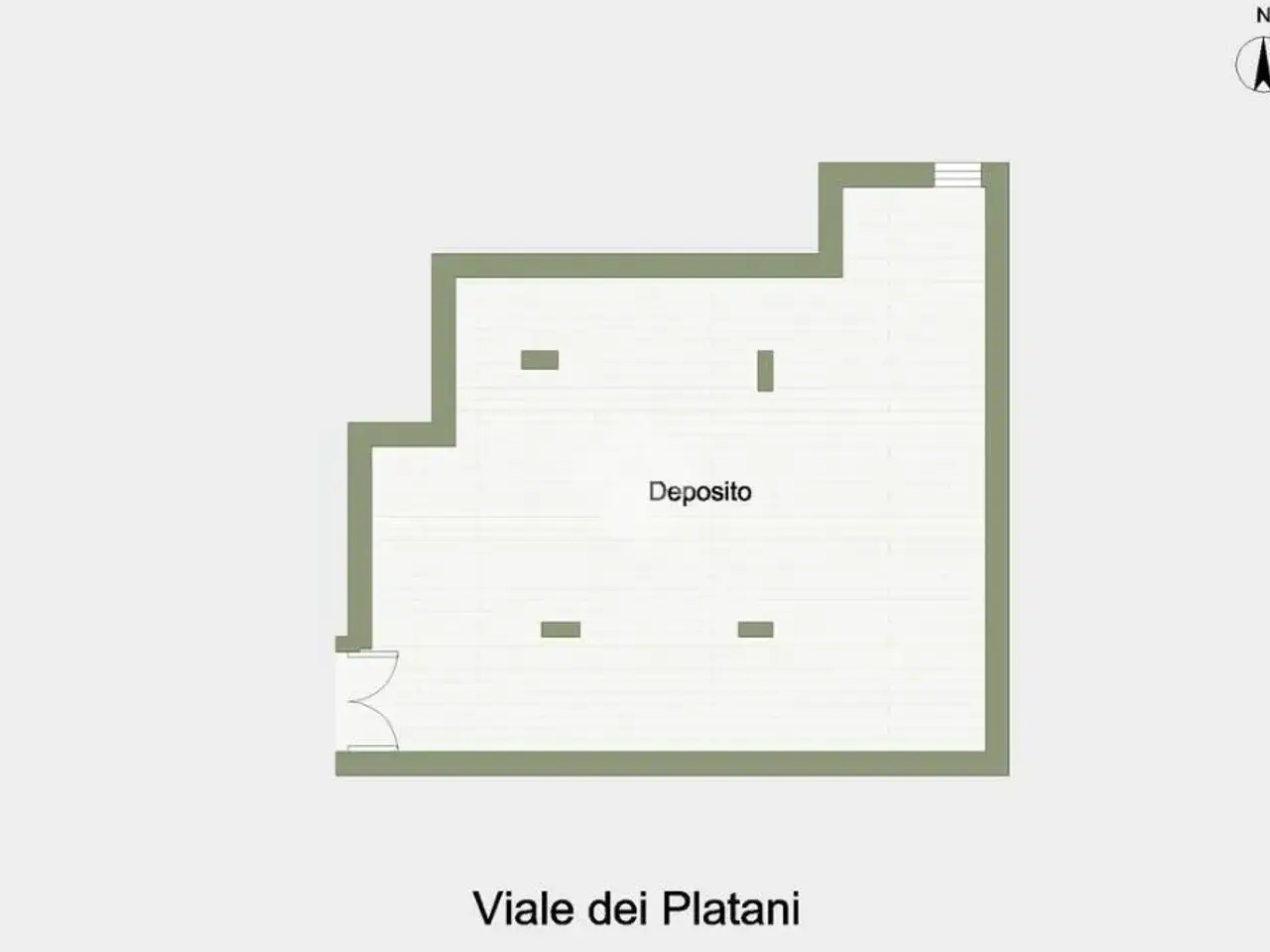 Magazzino in Viale dei Platani 19, Cercola, {3} - Planimetria 1