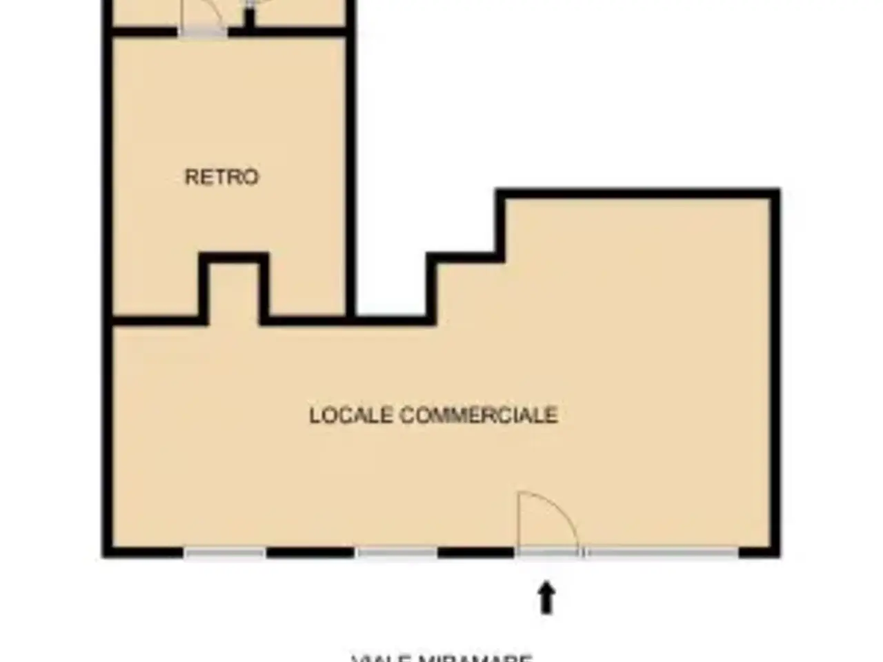Negozio in Viale Miramare 3b, Trieste, {3} - Planimetria 1