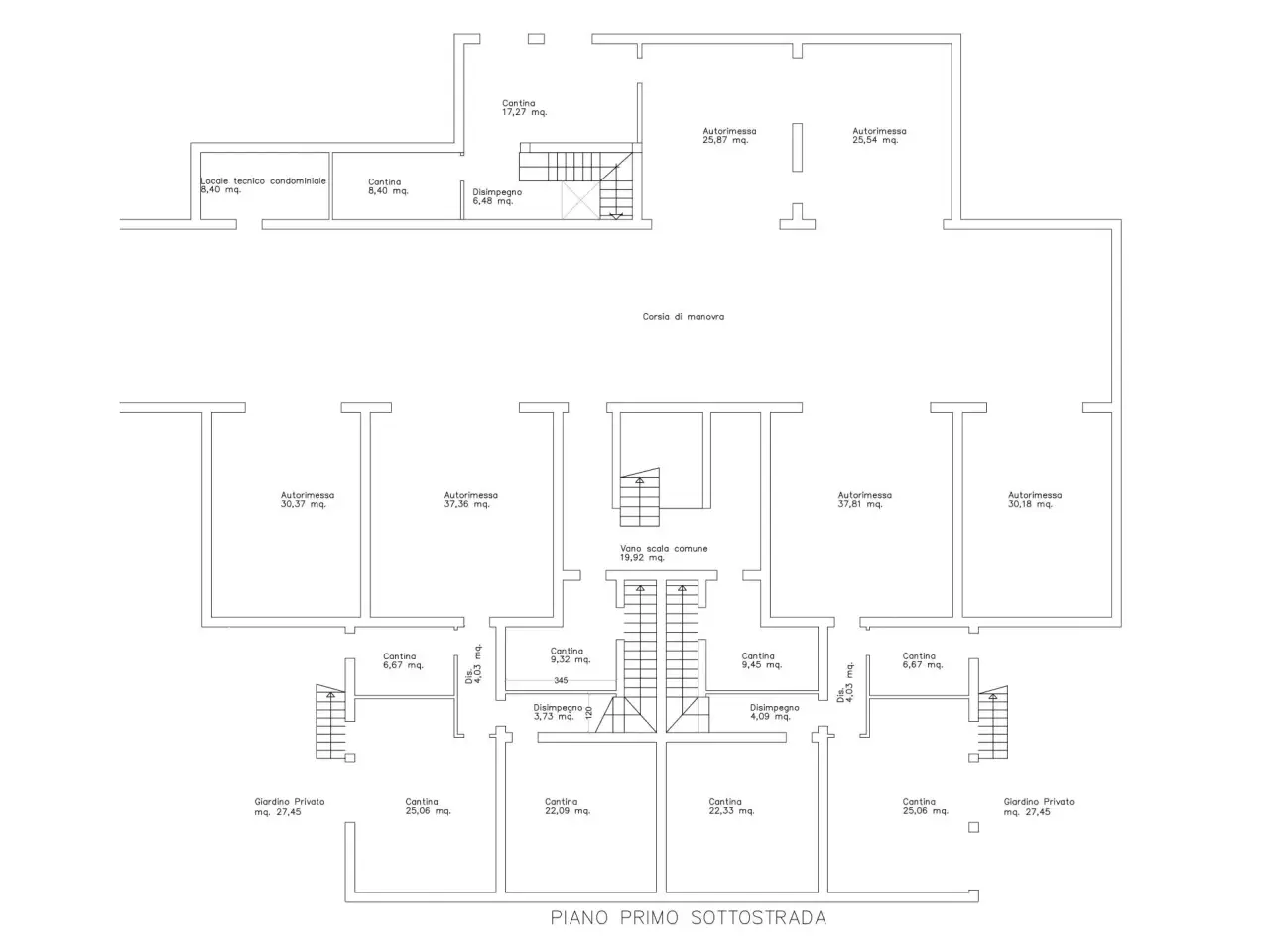 Appartamento in vendita, Strada Casalunga 8, Parma - Planimetria 1