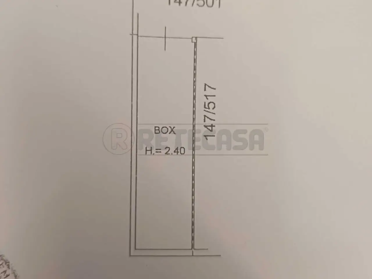 Parcheggio chiuso in Viale Alcide De Gasperi 25, Crema, {3} - Planimetria 1
