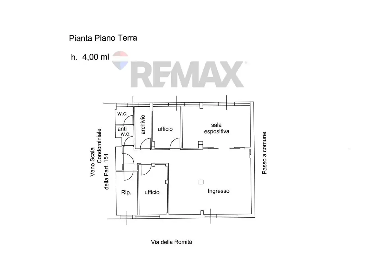 Negozio in Via della Romita 63, Prato, {3} - Planimetria 1