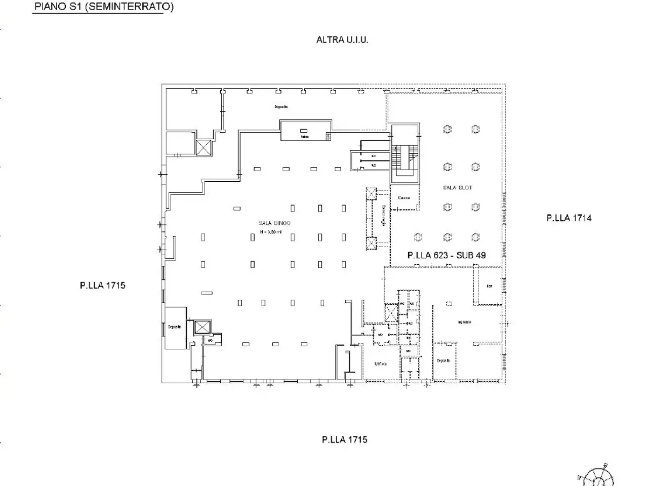 Palazzina commerciale in Corso Domenico Riccardi 278, Cercola, {3} - Planimetria 1