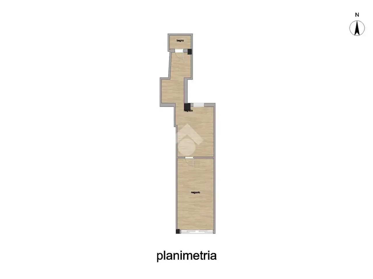 Negozio in Via Roma 37, Castelleone, {3} - Planimetria 1