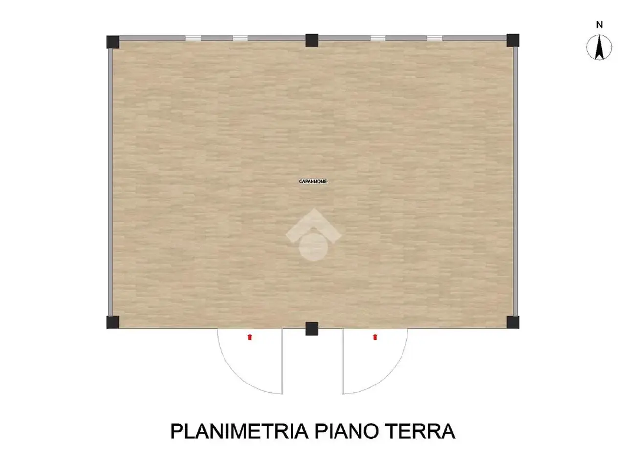 Capannone in Via Don Eridiano Torri 7, Quinzano D'Oglio, {3} - Planimetria 1