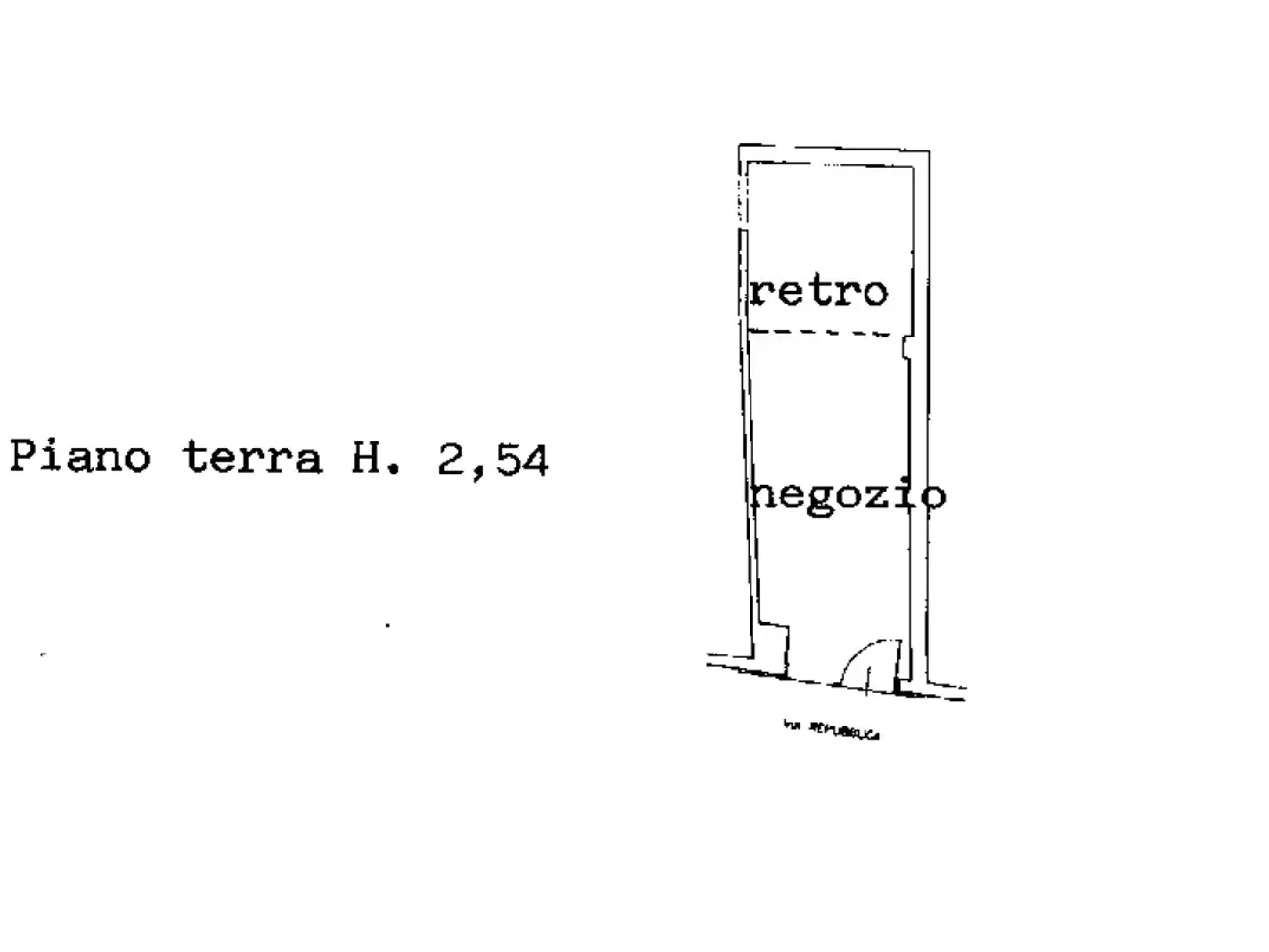 Negozio in Strada Repubblica, Parma, {3} - Planimetria 1