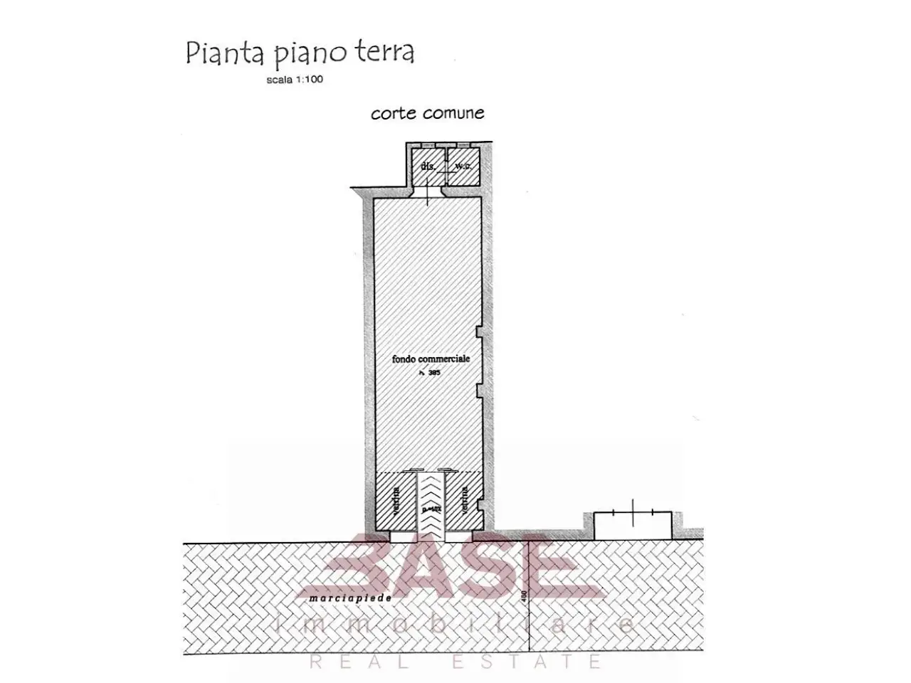 Negozio in Via Oreste Marrucci 37, Cecina, {3} - Planimetria 1