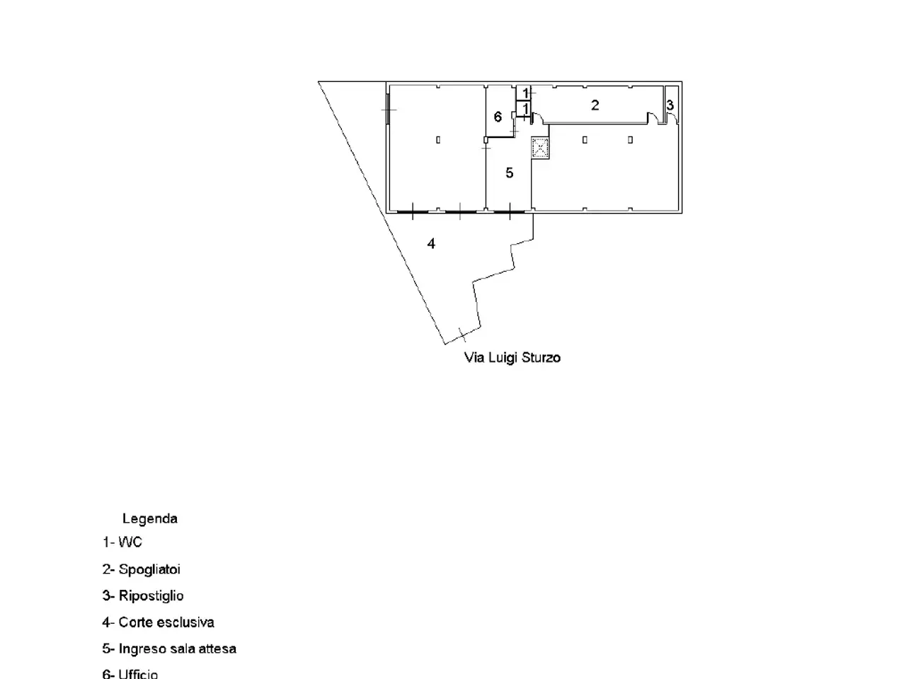 Magazzino in Via Don Luigi Sturzo 30, Agrigento, {3} - Planimetria 1