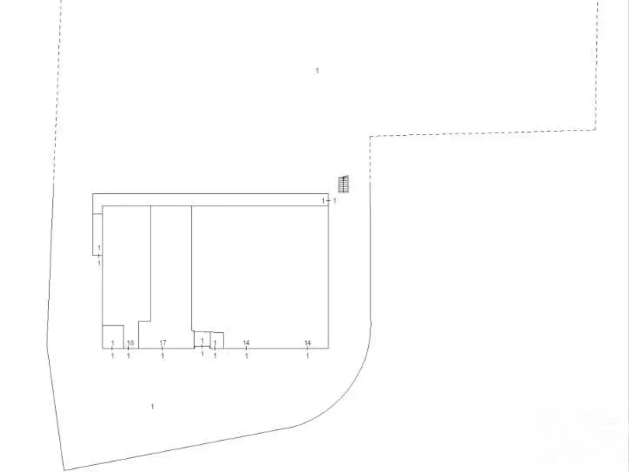 Negozio in Via Trasimeno 57, Monte Urano, {3} - Planimetria 1