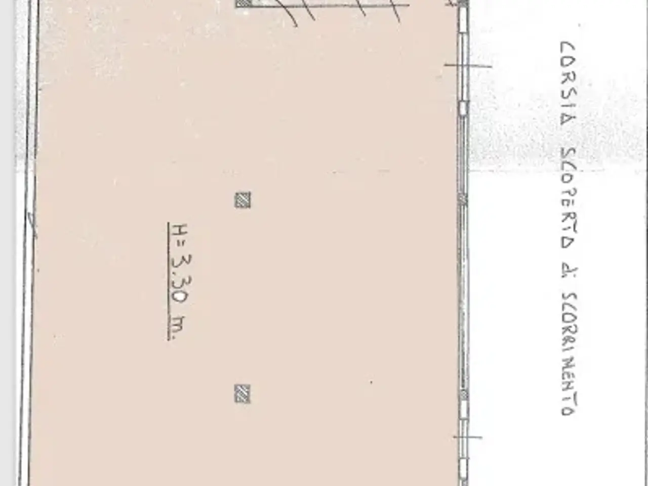 Negozio in Via Superga, Trani, {3} - Planimetria 1