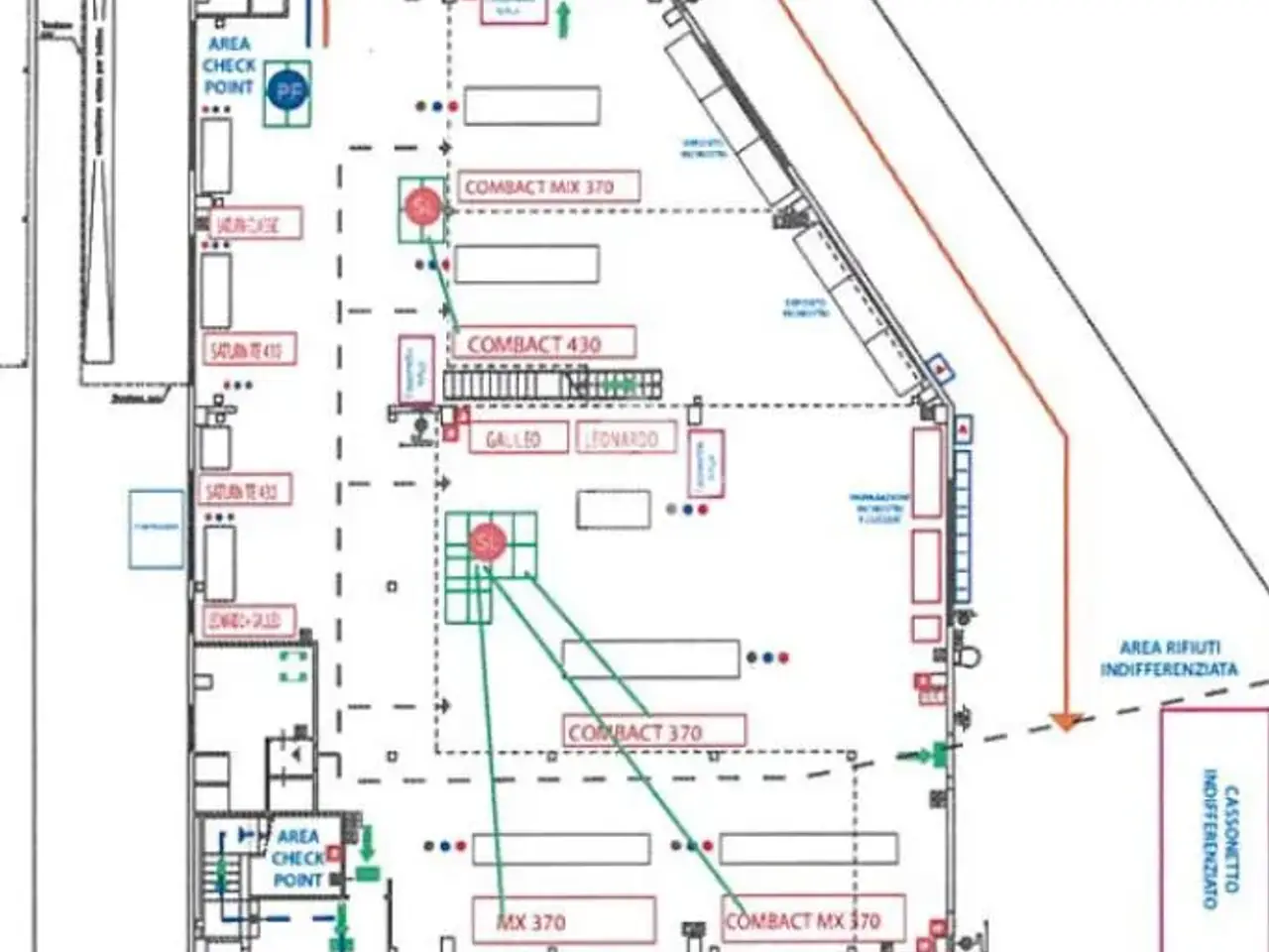 Capannone in Viale Raibano 24, Riccione, {3} - Planimetria 1