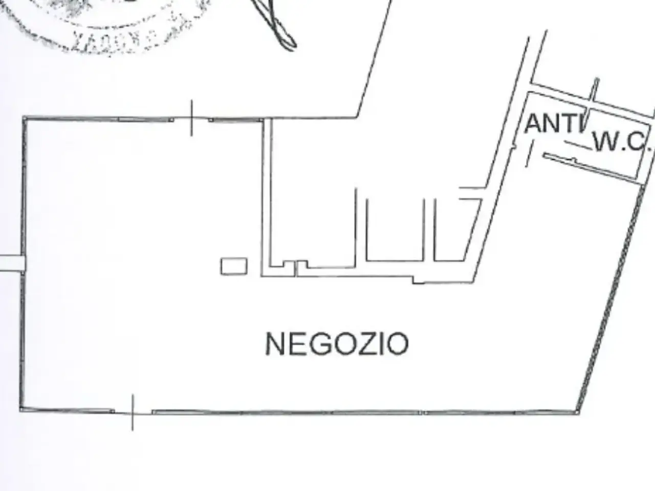 Negozio in Via Martiri della Libertà 238, Venezia, {3} - Planimetria 1