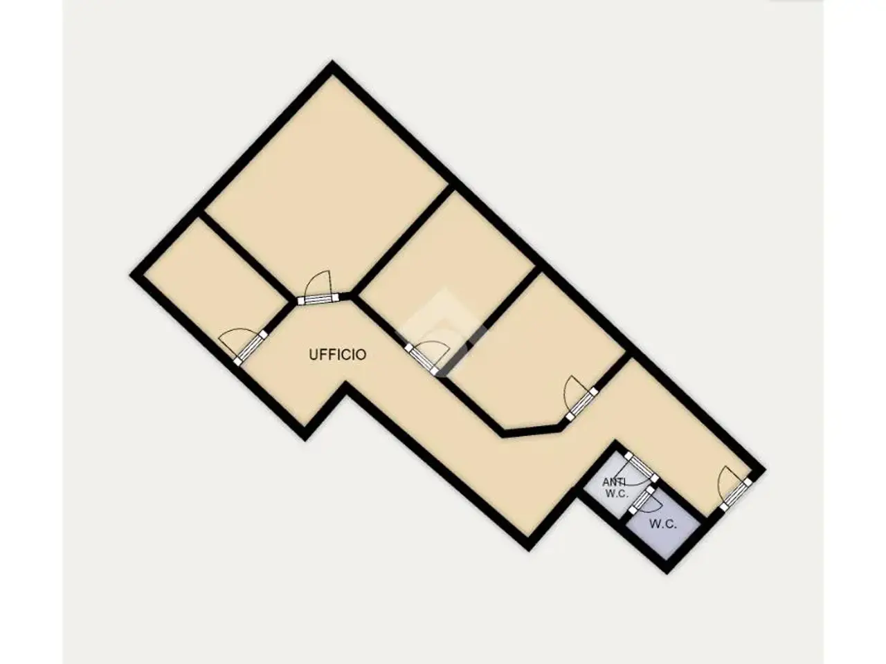 Ufficio in Via del Garda 46, Rovereto, {3} - Planimetria 1