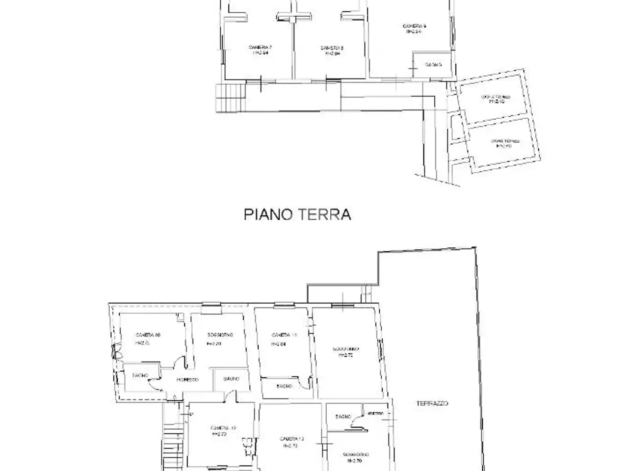 Albergo in Via Colle Ginepro, Civitella Del Tronto, {3} - Planimetria 1